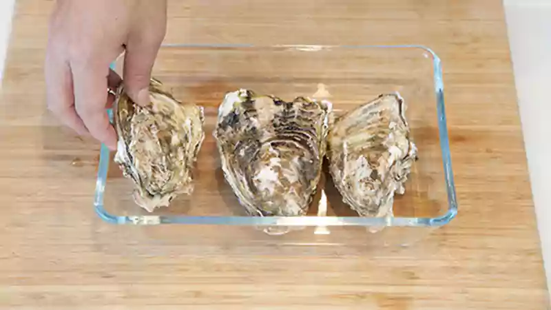殻付き牡蠣の保存方法１