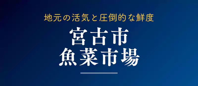 宮古市魚菜市場の瓶ドン紹介バナー