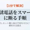 らでぃっしゅぼーやお試しセット後の勧誘電話をスマートに断る手順と解約の注意点を解説したアイキャッチ画像